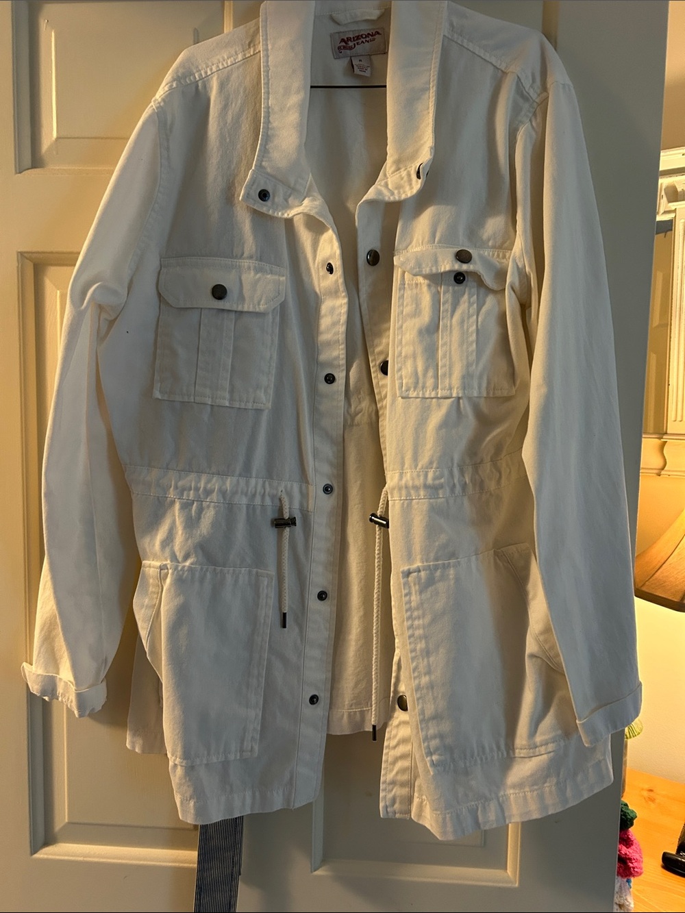 Arizona Jean Company White Cotton Jacket